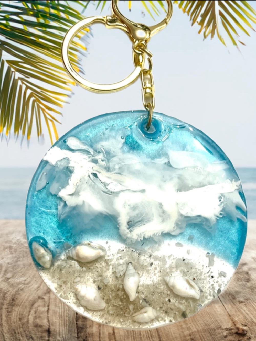 HANDMADE Under the Sea Acrylic Keychain/Bag Charm 3"